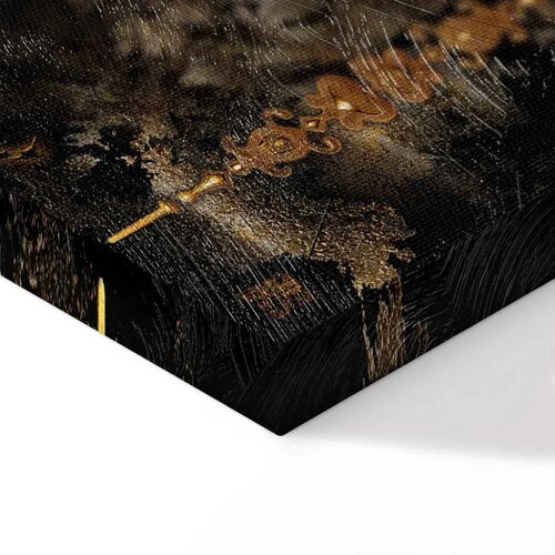  Slika - Golden Lion (5 Parts) Wide 100x50 Premium Print Slike