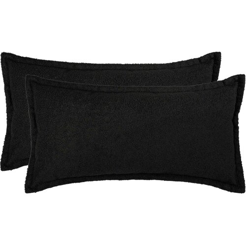  Presvlaka za jastuk 2 pcs HOUTEN Crna 40 x 70 cm Bouclé Cene