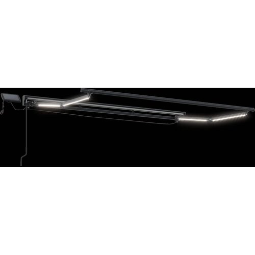  Ručni okvir tende s LED-ima Krem i Antracit 2,5 x 2 m Slike