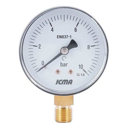 ICMA Manometar kutni 1/4" 63mm 0-10 bara 244 Cijene