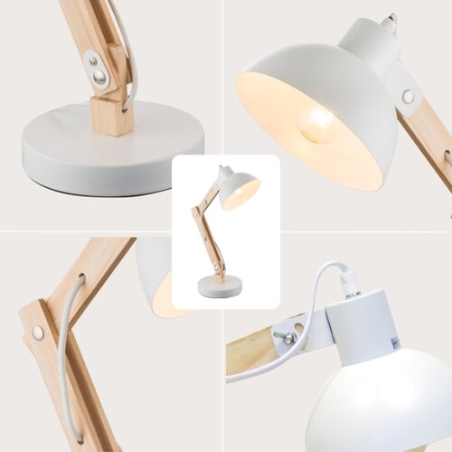  Brilagi - Stona lampa FOCUS 1xE27/40W/230V bela Slike