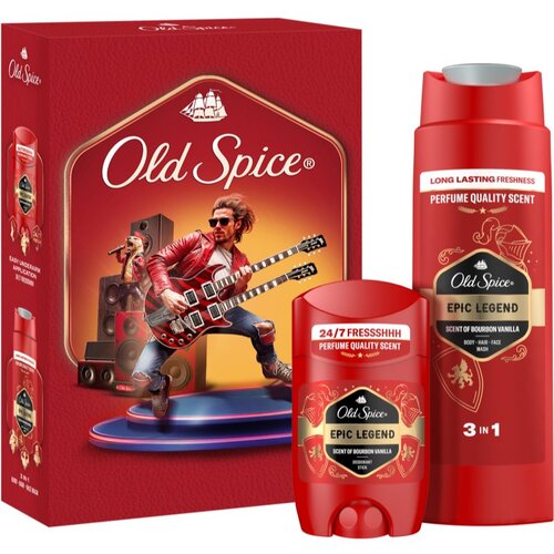 Old Spice Epic Legend Rockstar poklon set za mu&amp;scaron;karce Slike