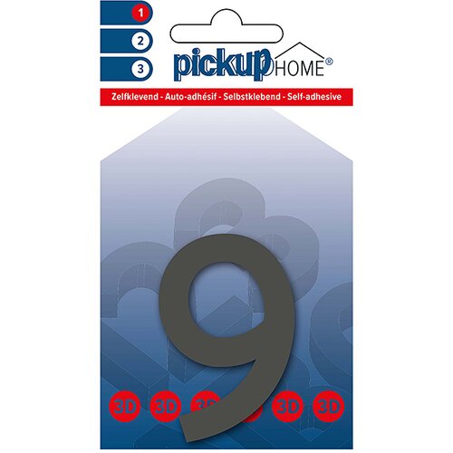 Rio Številka Pickup 3D Home Rio (Motiv: 9, višina: 6 cm, sive barve) Cene
