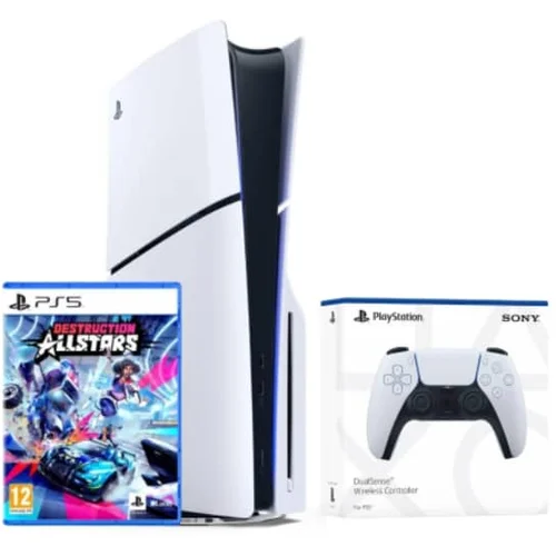 Playstation 5 Slim D chassis + PS5 Dualsense Wireless Controller+Destruction ALLstars PS5