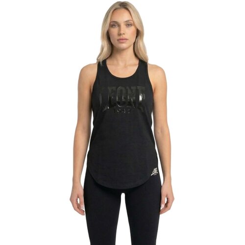 Leone 1947 Majice brez rokavov Woman Tank Never Without Črna Cene
