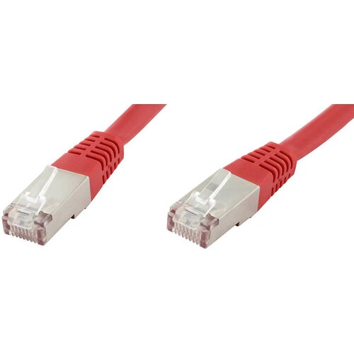 econ connect F6TP1RT RJ45 omrežni kabel\, Patch kabel CAT 6 S/FTP 1.00 m rdeča dvojno za&scaron;čiten 1 kos, (20419195) Cene