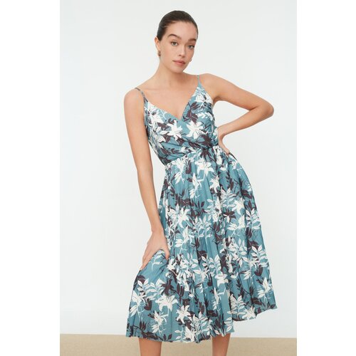 Trendyol Mint Knitted Dress Cene