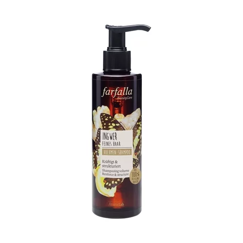 farfalla šampon za volumen - đumbir - 200 ml
