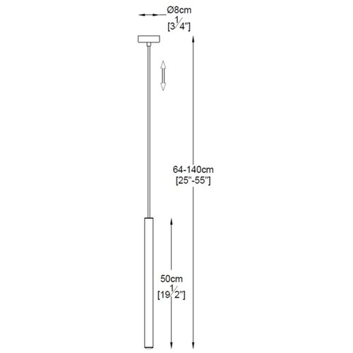 Zuma line P0461-01A-F7F7 - led luster na sajli loya LED/5W/230V Slike