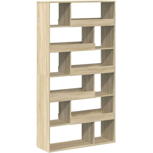 VidaXL Sobna pregrada boja hrasta 100x33x187,5 cm konstruirano drvo Slike