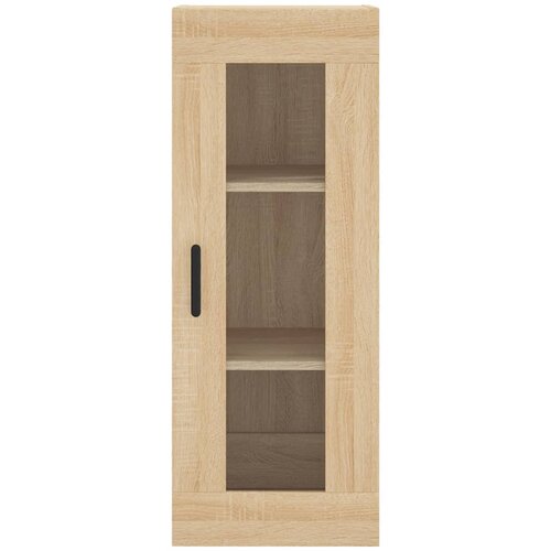  Visoka komoda hrasta sonome 34,5x34x180cm od konstruiranog drva Slike