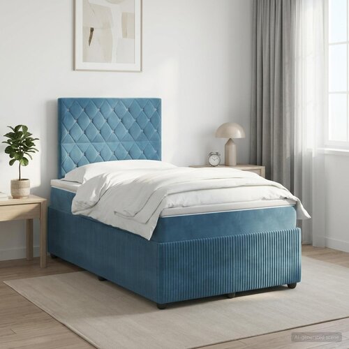 Boxspring krevet s madracem Plava 120 x 200 cm Bar&scaron;un Cijene