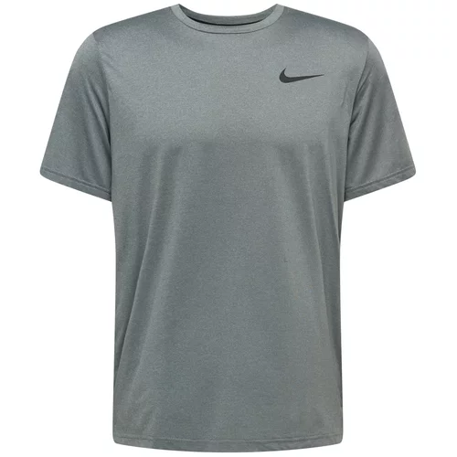 Nike Funkcionalna majica siva / črna