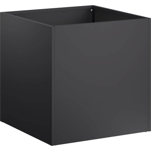  Vrtna saksija Crna 20 x 20 x 20 cm Čelična vrata Slike