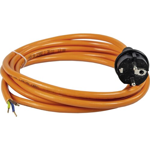 As-schwabe Priključni kabel [ varnostni vtič - kabel\, odprti konec] Orange 3 m 70918, (20414264) Cene
