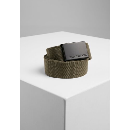 Urban Classics Canvas belts olive/black Slike