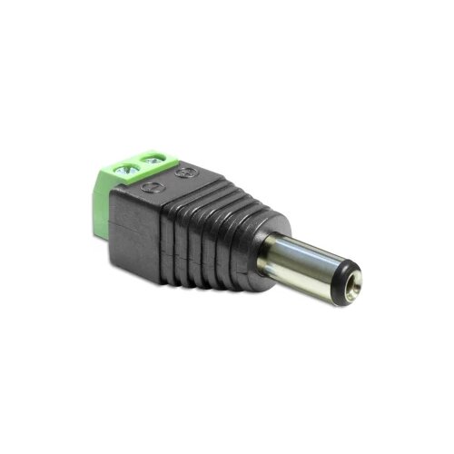 Delock 65487 DC (struja) adapter [1x mu&scaron;ki konektor dc 5.5 mm - 1x 2-polni] crna, zelena Cijene