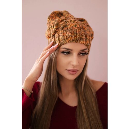 Kesi marka niezdefiniowana Cap with fleece Roksana K209 brown Slike