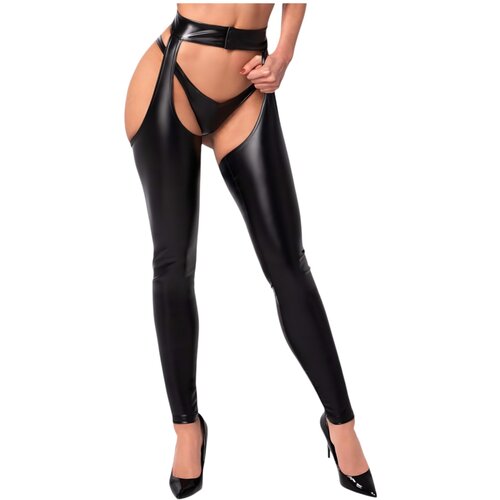 Noir Handmade F323 Rebel Wetlook Chaps M Cene