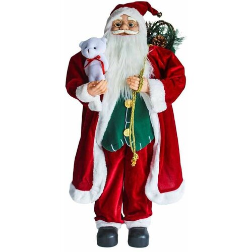 Festa deco Santa, Deda Mraz, crvena, 90cm Cene