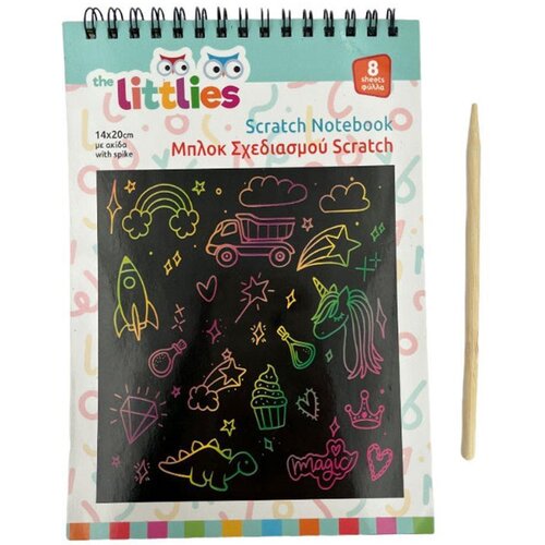 Luna The Littlies: kreativna bilježnica za izradu slika grebanjem Slike