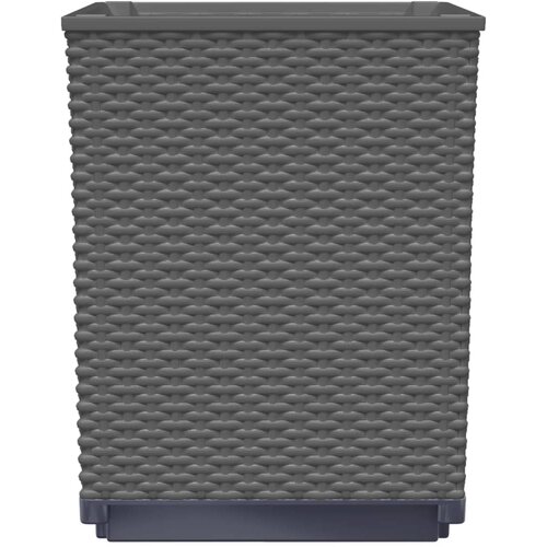  Sadilice 4 kom crne 30 x 30 x 37 cm od polipropilena Slike
