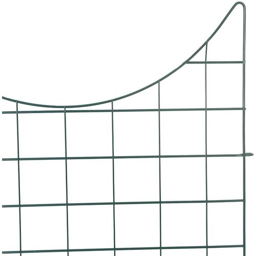 VidaXL Set ograde za ribnjak 8 pcs Zelena 50 x 80 cm Čelik Slike
