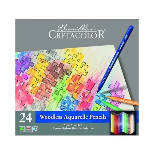 CRETACOLOR Aqua svinčniki s polno mino - 24 k.