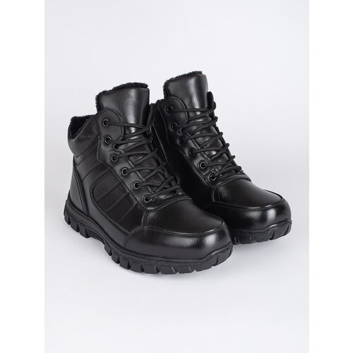 Shelvt Men's black winter insulated boots Cene