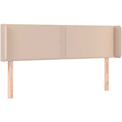 Maison Chic vzglavna omarica - nočna omarica - posteljna omarica z ušesi kapučino 147x16x78/88 cm umetno usnje, (21710838) Cene