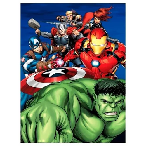 Marvel Odeja iz flisa Gamesland Avengers, brusnica, XL, (20855083)