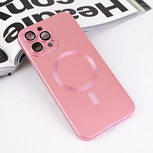  Maska za telefon iPhone 13 Pro Max CHROME, Magsafe, Roze Cene