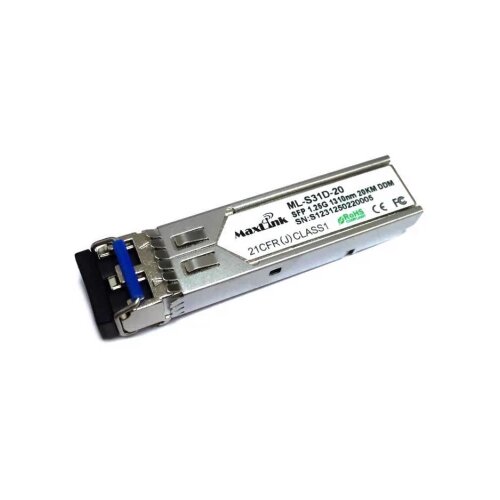 Maxlink 1.25G SFP optički modul,SM, 1310nm, 20km, 2xLC konektor,DDM Cene