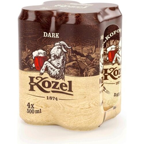 Kozel Dark tamno pivo 4 x 0,5l limenke Cijene