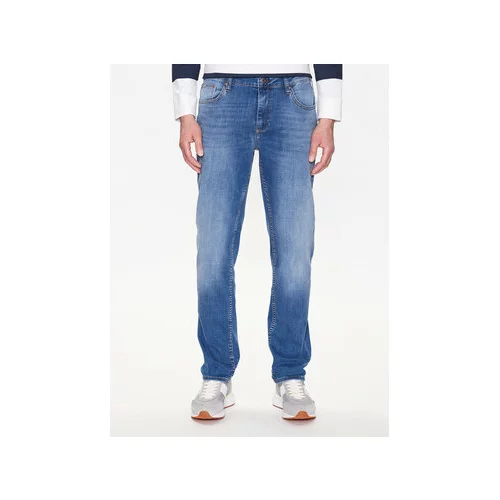 Lindbergh Jeans hlače 30-020000SFB Modra Tapered Fit