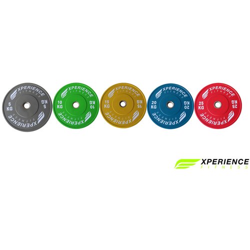 MANIDEA bumper ploče u boji experience fitness set 150 kg Cene