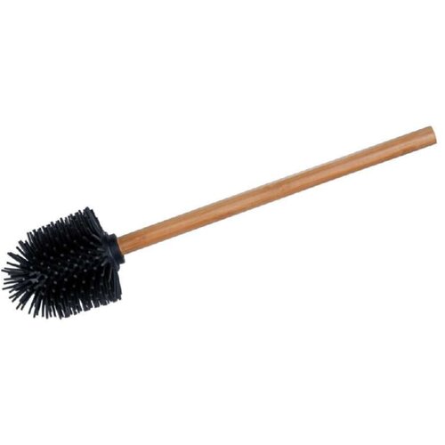 Wenko Nadomestna WC ščetka (silikon, Ø 7,5 cm, z držalom iz bambusa, črne barve) Cene