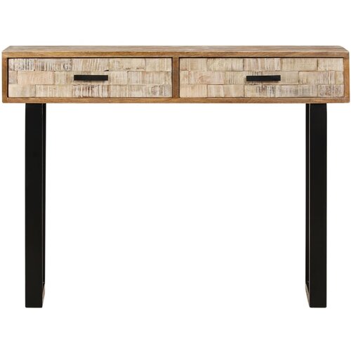 Maison Chic konzolna miza - miza ob steni 100x30x75 cm trden mangov les, (21785846) Slike