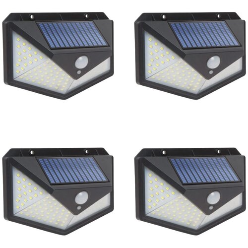Phenom 4x stenska LED solarna svetilka 136 LED 5W 260lm s senzorjem gibanja in mraka 3 načini delovanja Cene