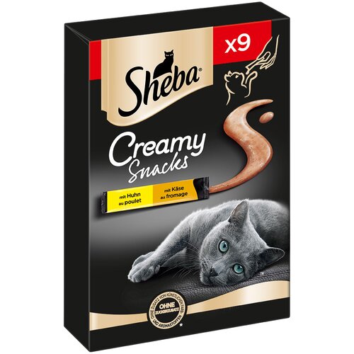  15 % popust na Sheba Creamy Snacks! - Pi&scaron;čanec & sir (9 x 12 g) Cijene