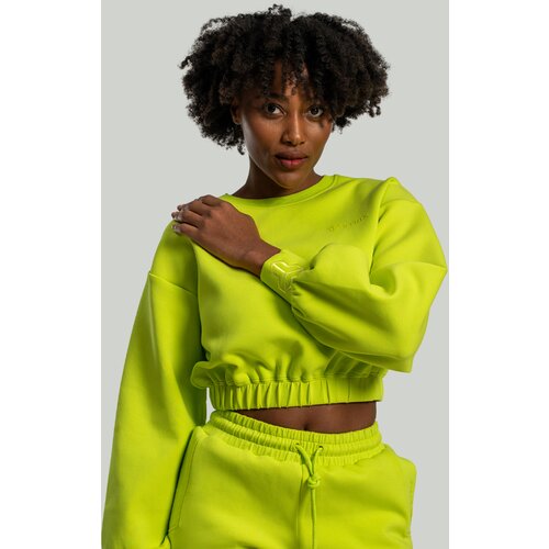 STRIX Ženska cropped dukserica Lunar Chartreuse Cijene