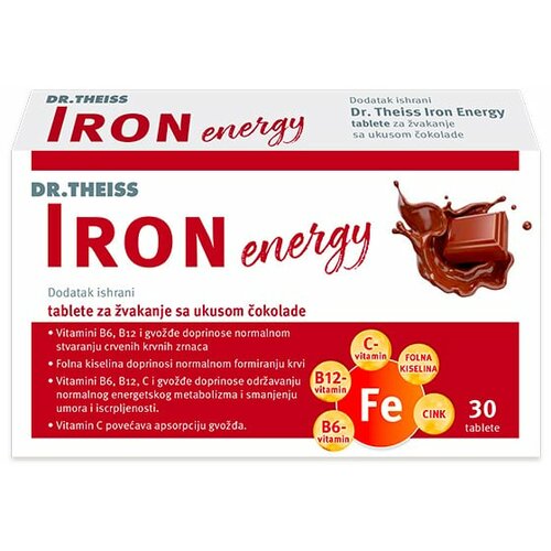 Dr. Theiss Dr Theiss iron energy, 30 tableta za žvakanje Cene