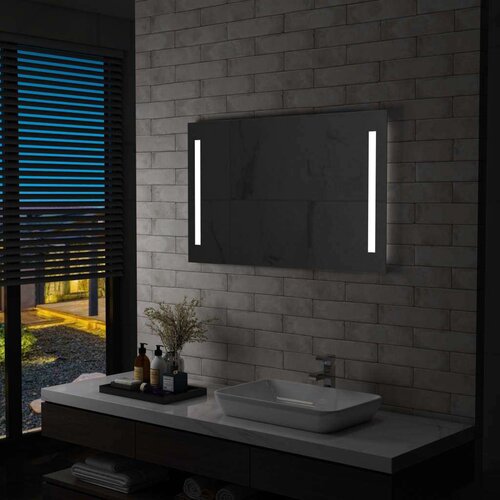  Kupaonsko LED zidno ogledalo 100 x 60 cm Slike