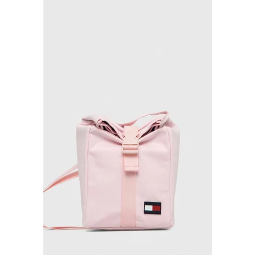 Tommy Hilfiger Otroška torba za kosilo roza barva