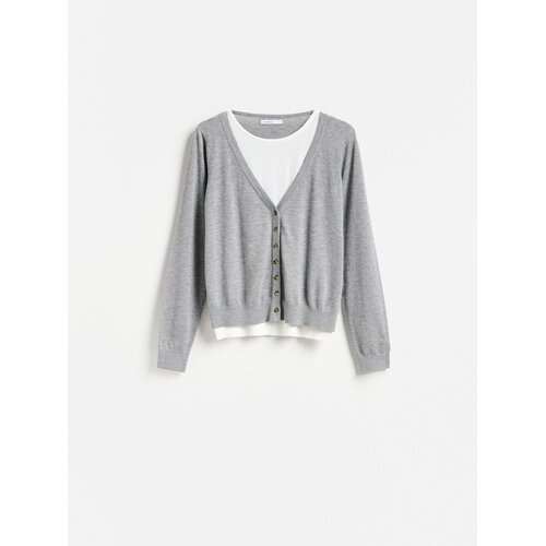 Reserved LADIES` SWEATER - svijetlo siva Cijene