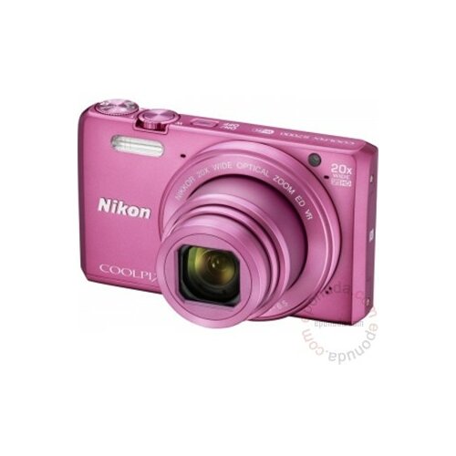 Nikon Coolpix S7000 pink digitalni fotoaparat Slike