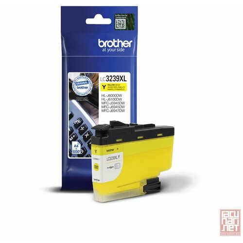 Brother LC3239XLY - Cartridge, yellow, 5000 pages Slike