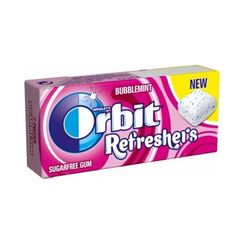 Orbit refresers bubblemint žvake 15.6g Slike