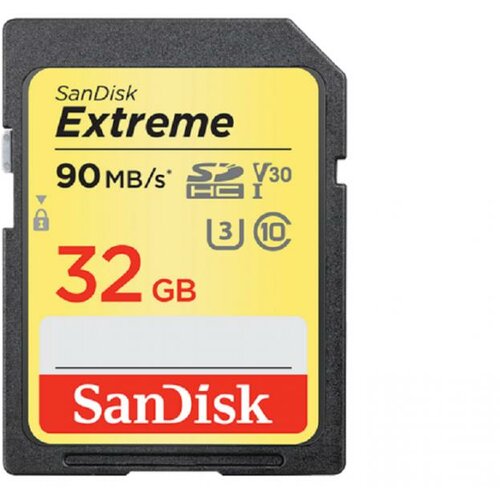 Sandisk SDHC 32GB Extreme 90MB/s V30 UHS-I U3 Slike