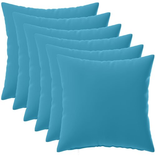  Presvlaka za jastuk 6 pcs HEERLEN Svjetloplava 45 x 45 cm Cene